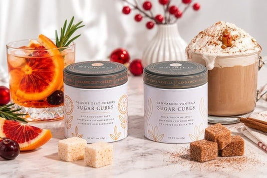Holiday Cheers Duo | Cinnamon Vanilla & Orange Cherry Sugar Cubes