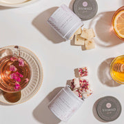 Twilight Tea Pair - Rose & Lemon Lavender Floral Sugar Cube