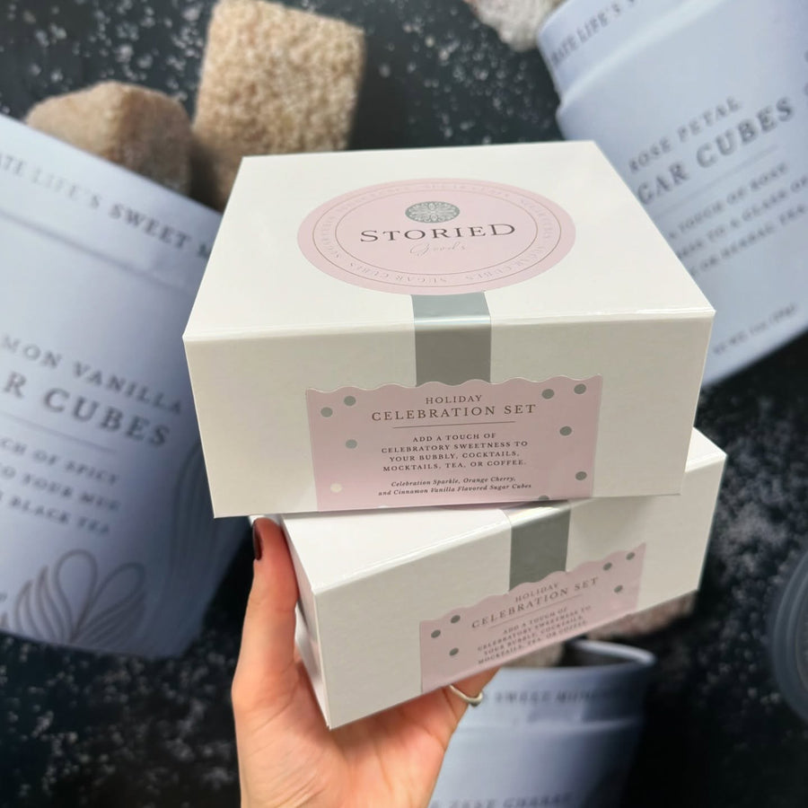 Fireside Trio -- Celebration Sparkle, Orange Cherry, & Cinnamon Vanilla Sugar Cubes