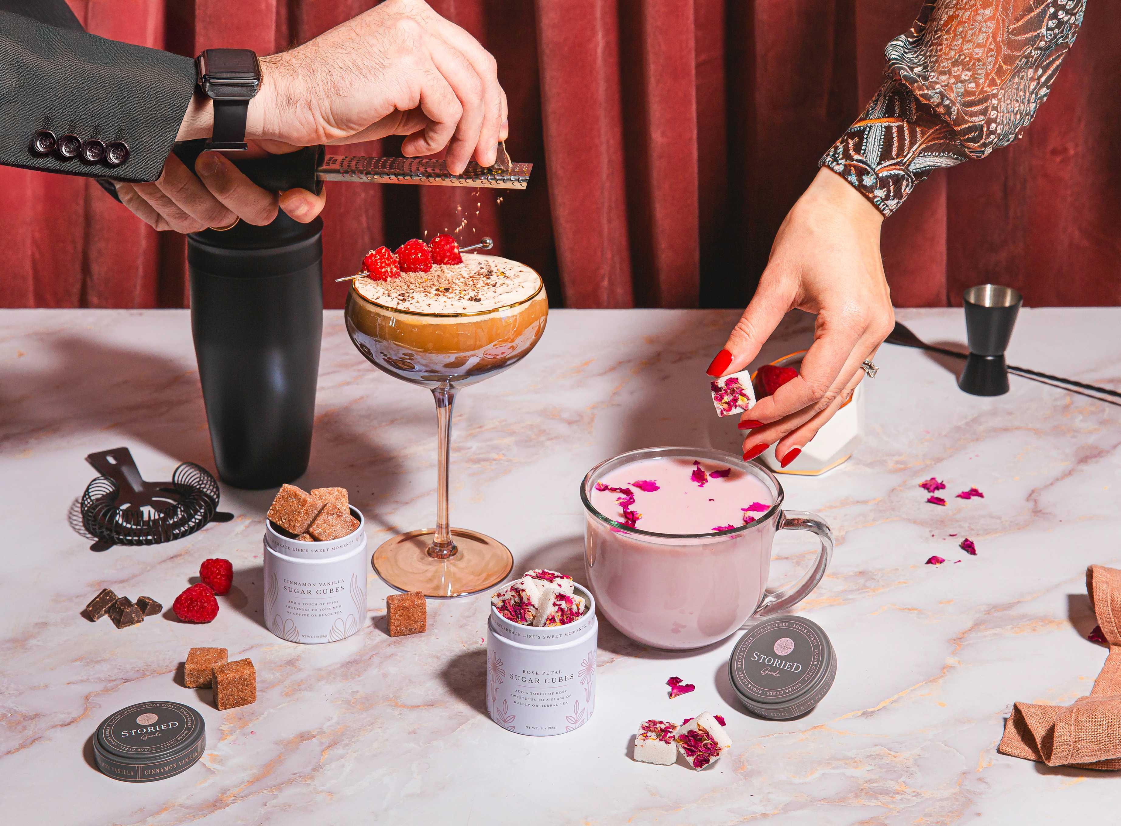 Rose Petal Sugar Cubes –- 10-Tin Bundle