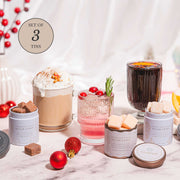 Fireside Trio -- Celebration Sparkle, Orange Cherry, & Cinnamon Vanilla Sugar Cubes