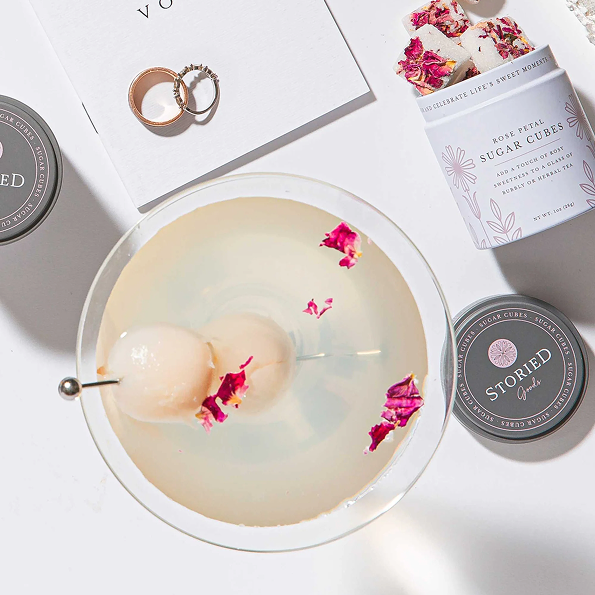 Rose & Rhubarb Gin Cocktail
