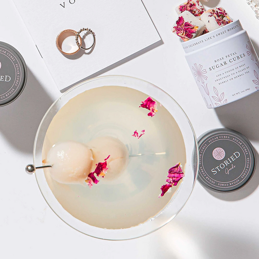 Rose & Rhubarb Gin Cocktail