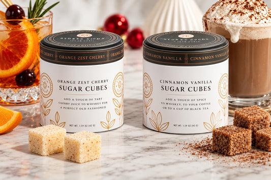Holiday Cheers Duo | Cinnamon Vanilla & Orange Cherry Sugar Cubes