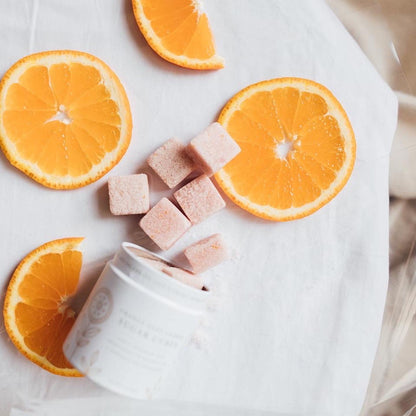 Orange Cherry Sugar Cubes