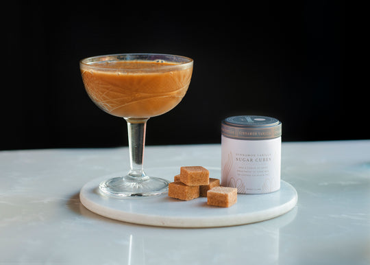 Cinnamon-Vanilla flavour-infused sugar cubes from Storied Goods. Handmade with high-quality ingredients.
