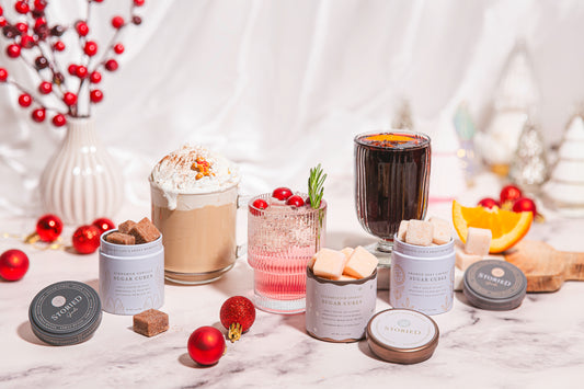 Holiday Cheers Duo | Cinnamon Vanilla & Orange Cherry Sugar Cubes